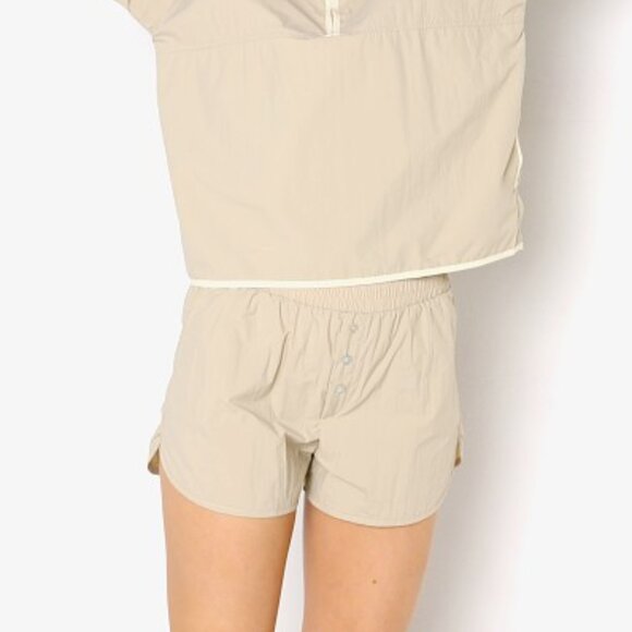 Donni Nylon Shorts - Stone - Picture 1 of 6